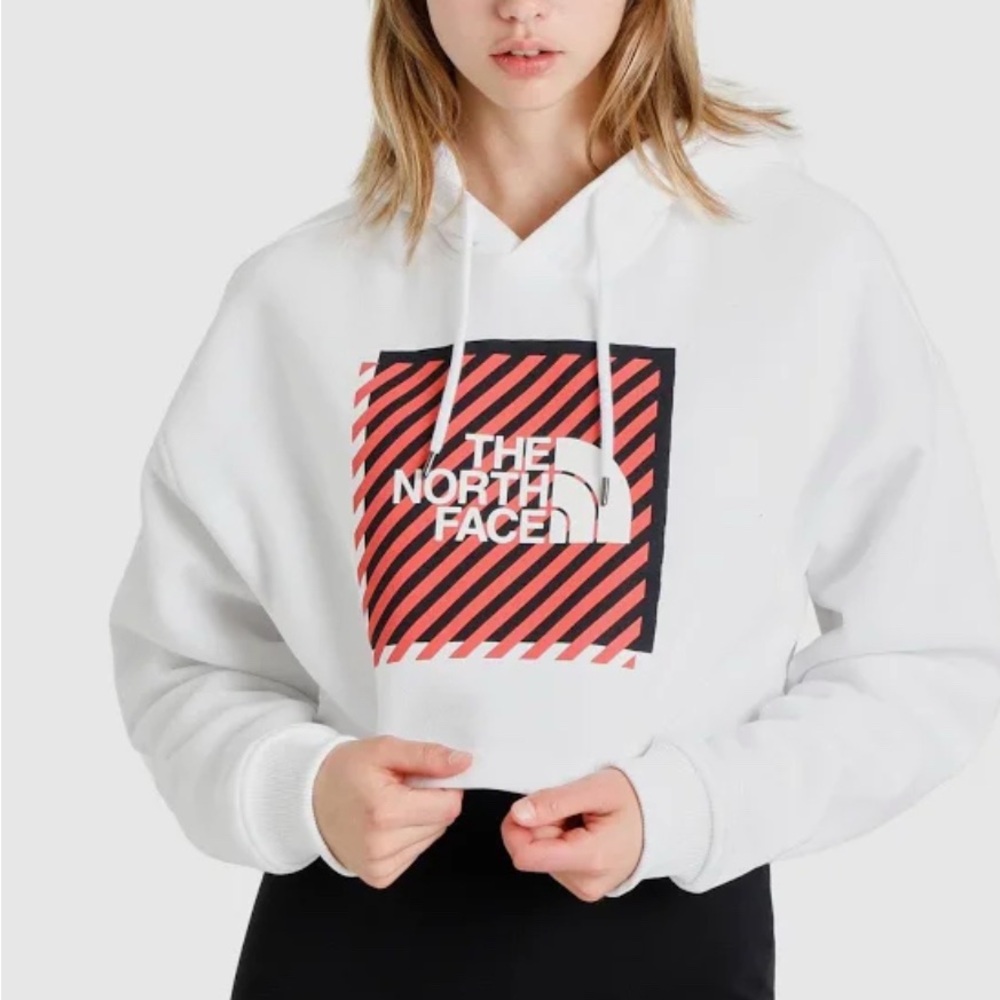 TNF  The North Face Women's Crop Graphic Hoodie SIZE MEDIUM